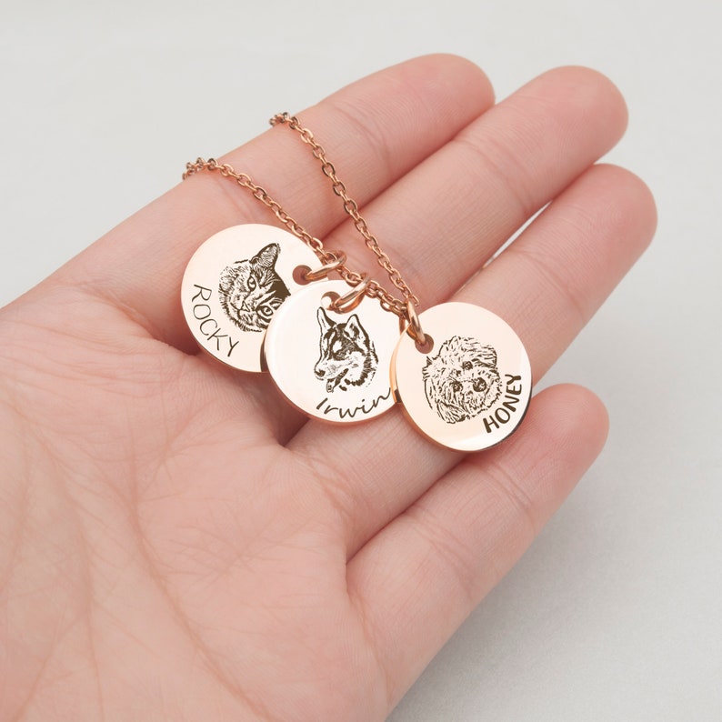 Personalized Pet Jewelry for Dog Mom Pet Memorial Jewelry