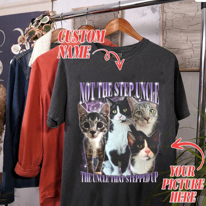 90s Pet Bootleg Comfort Colors Shirt Retro Collage Sudadera con capucha personalizada para mascotas