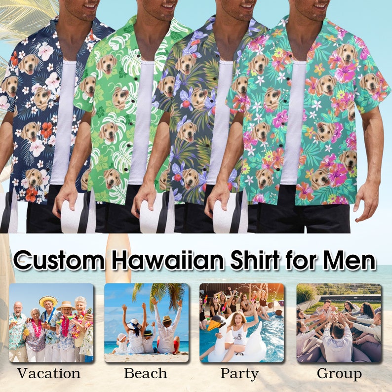 Custom Hawaiian Shirt with Face/Photo