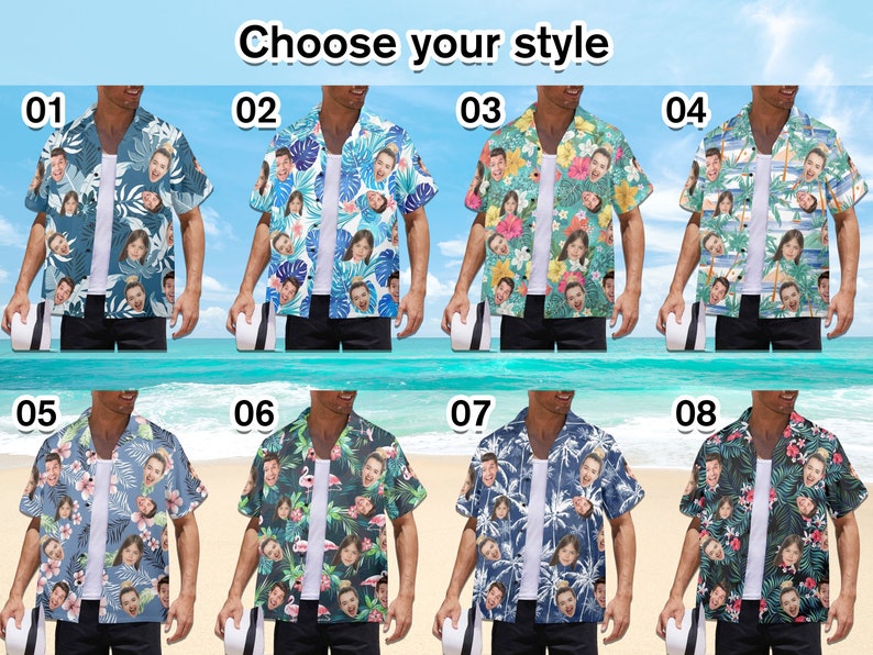 Custom Hawaiian Shirt with Face/Photo
