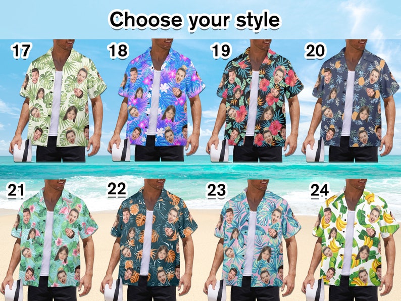 Custom Hawaiian Shirt with Face/Photo