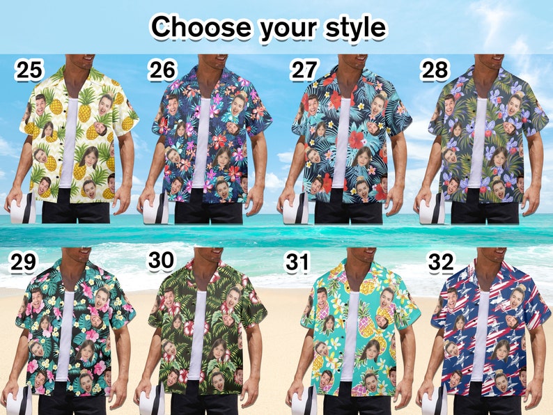 Custom Hawaiian Shirt with Face/Photo