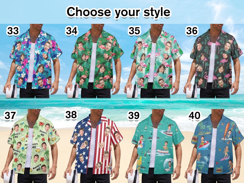 Custom Hawaiian Shirt with Face/Photo