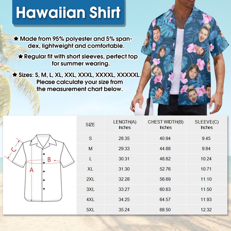 Custom Hawaiian Shirt with Face/Photo