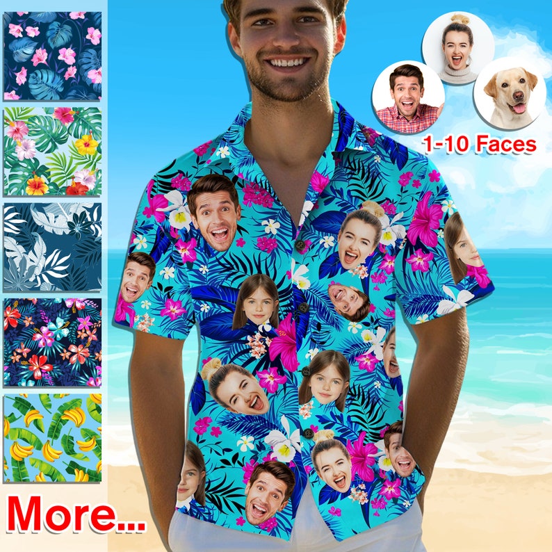 Custom Hawaiian Shirt with Face/Photo