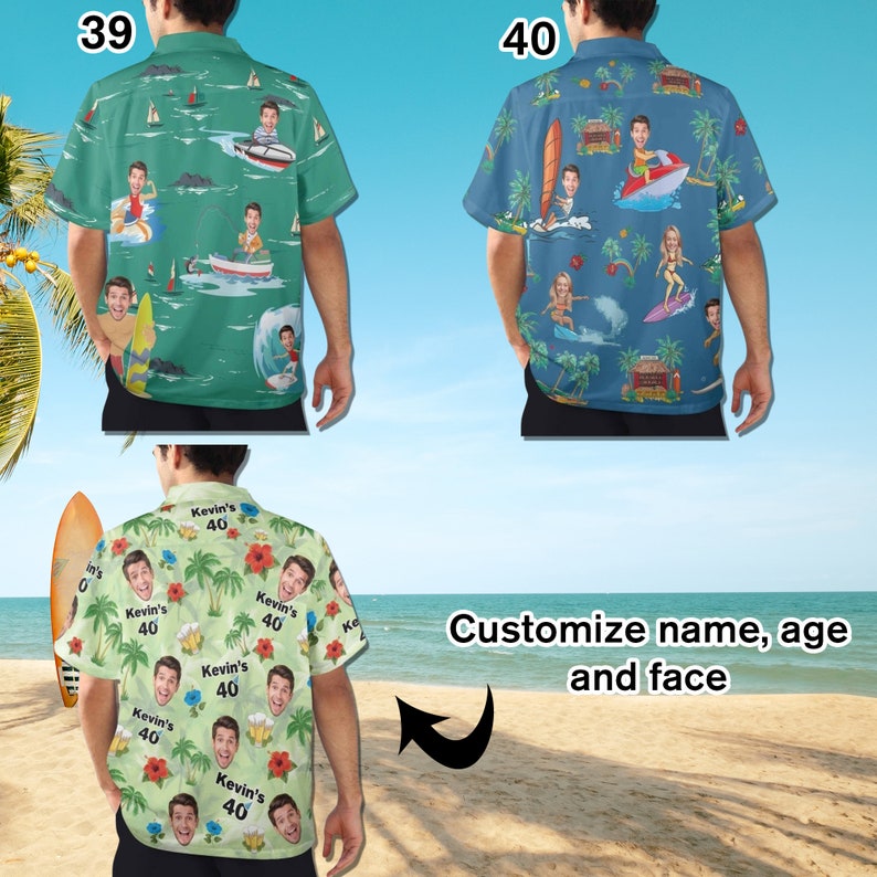 Custom Hawaiian Shirt with Face/Photo