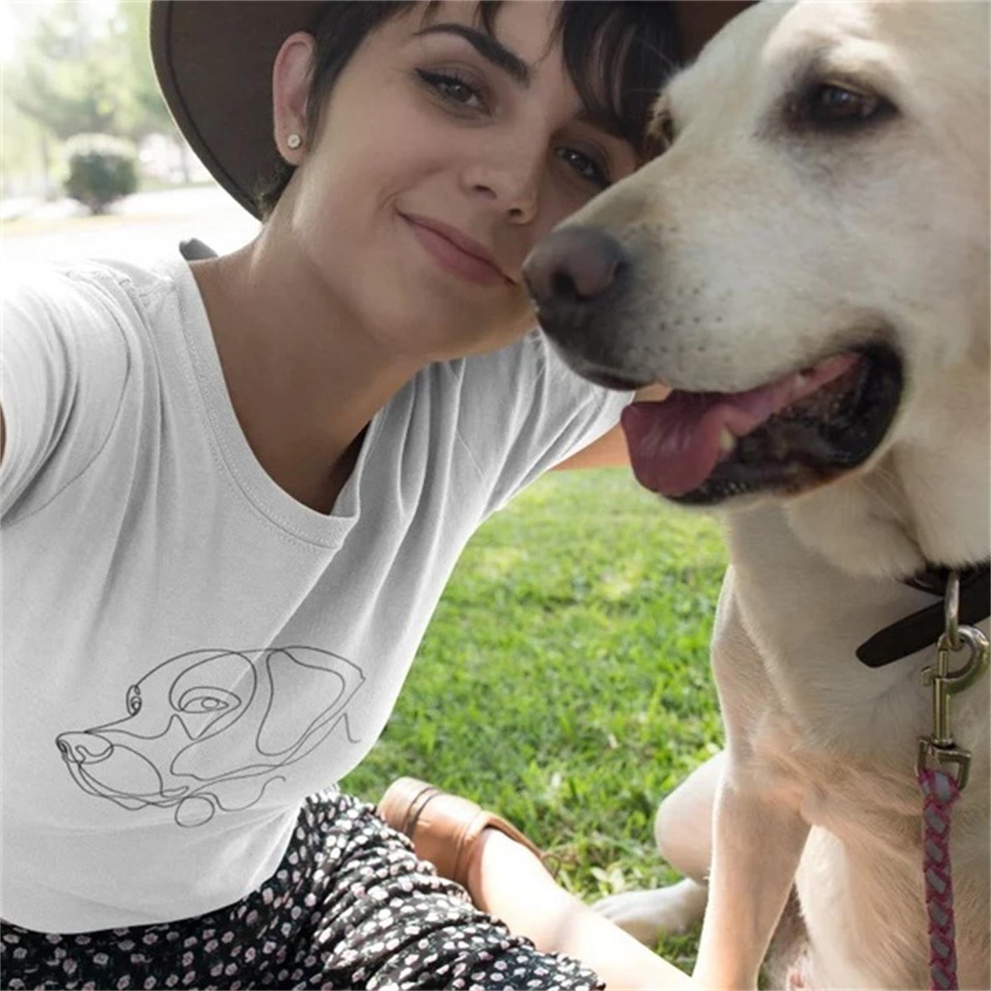 Sudadera con capucha/sudadera con retrato de mascota bordada personalizada