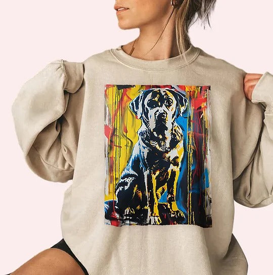 Yellow Street Graffiti Hoodie
