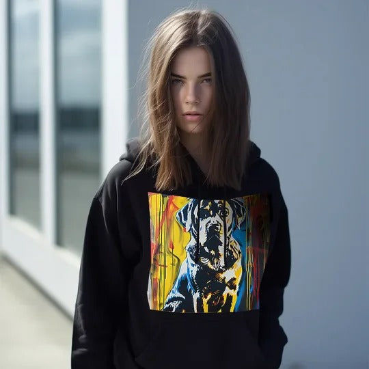 Yellow Street Graffiti Hoodie