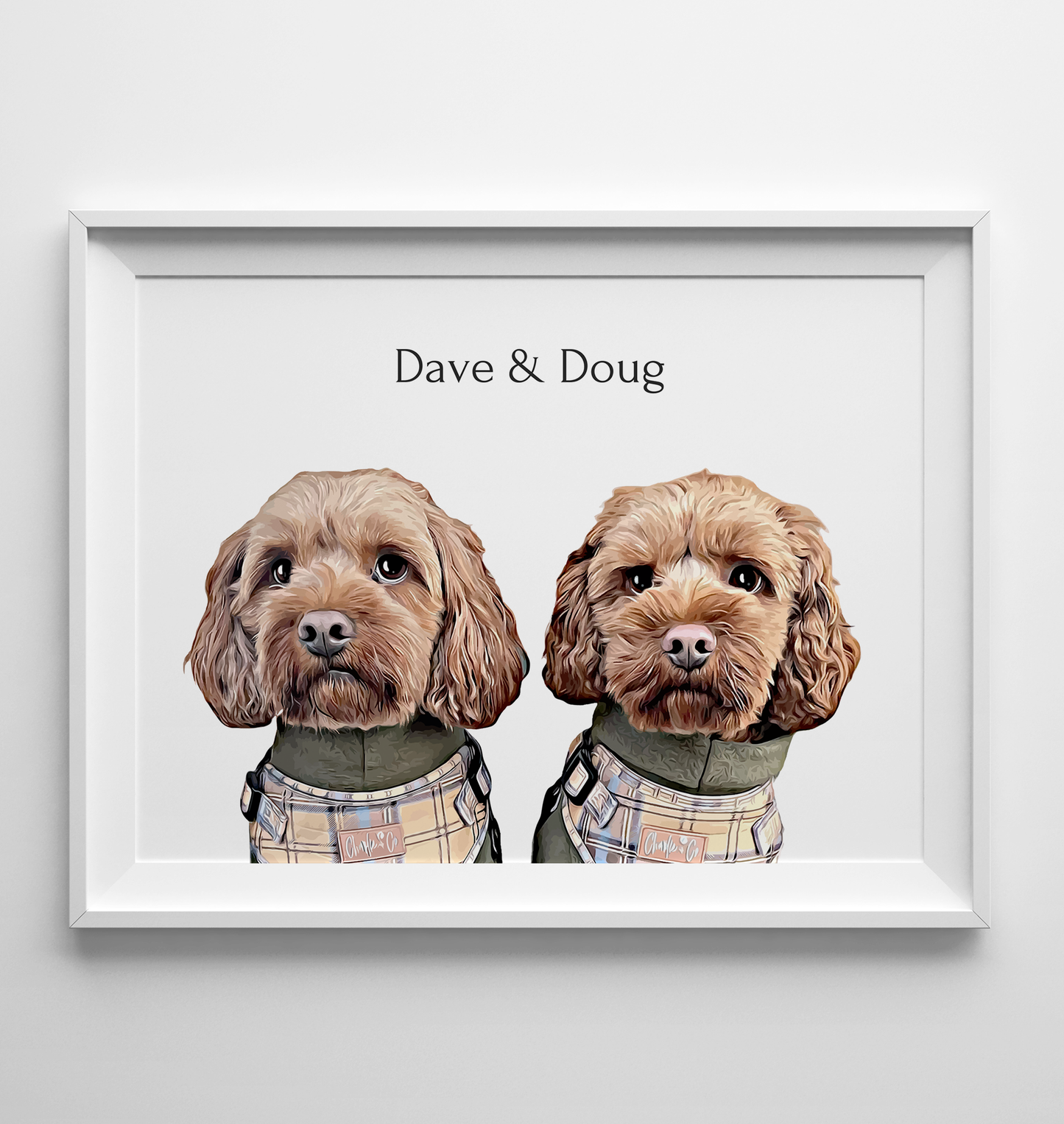 Custom Pet Portrait Frame