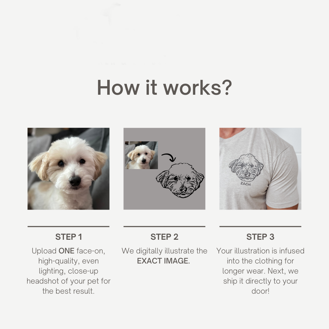 Sudadera bordada con cara de mascota personalizada, jersey con retrato de contorno de perro y gato, sudadera con capucha con ilustración para amantes de las mascotas