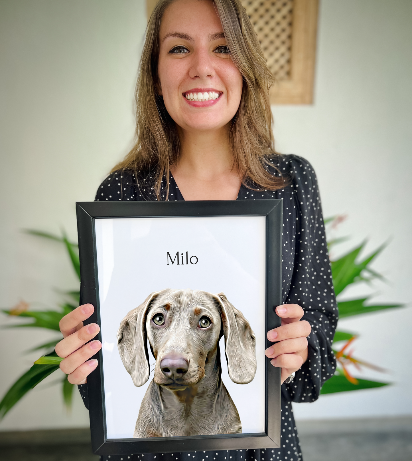 Custom Pet Portrait Frame