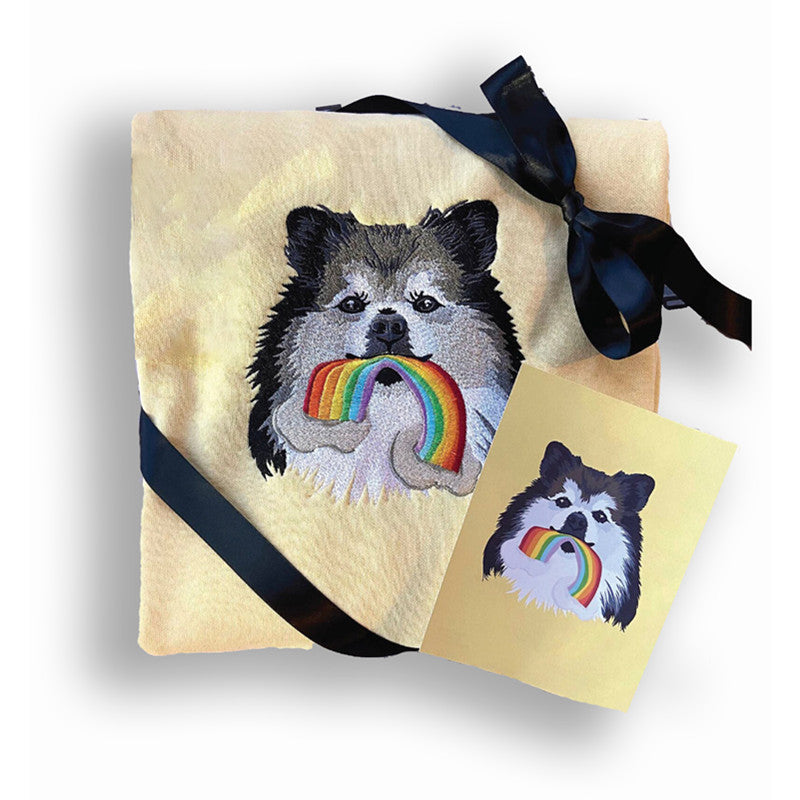 Customize Text & Image Dog Cat Pet Sweatshirt Pet Portrait Embroidered Sweatshirt Hoodie