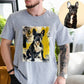 Yellow Street Graffiti Hoodie Creneck