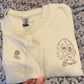 Custom Embroidered Dog Sweatshirt, Personalized Embroidery Pet Portrait Pet Name Sweatshirt Hoodie