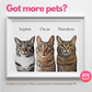 Custom Pet Portrait Frame