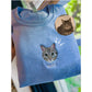 Custom Pet Portrait Crewneck Hoodie