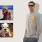 Personalized Pet Portrait Embroidery Sweatshirt Hoodie