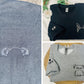 EMBROIDERED Dog Ears Sweatshirt with Personalized Names, Custom Pet Crewneck