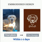 Custom Embroidered Dog Sweatshirt, Personalized Embroidery Pet Portrait Pet Name Sweatshirt Hoodie