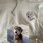 Custom Embroidered Dog Sweatshirt, Personalized Embroidery Pet Portrait Pet Name Sweatshirt Hoodie
