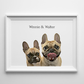 Custom Pet Portrait Frame