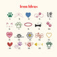 EMBROIDERED Dog Ears Sweatshirt with Personalized Names, Custom Pet Crewneck