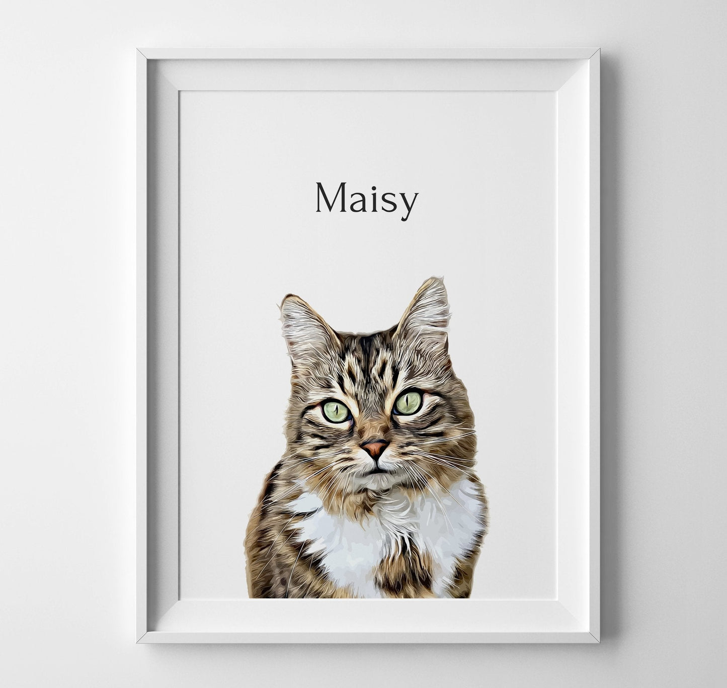 Custom Pet Portrait Frame