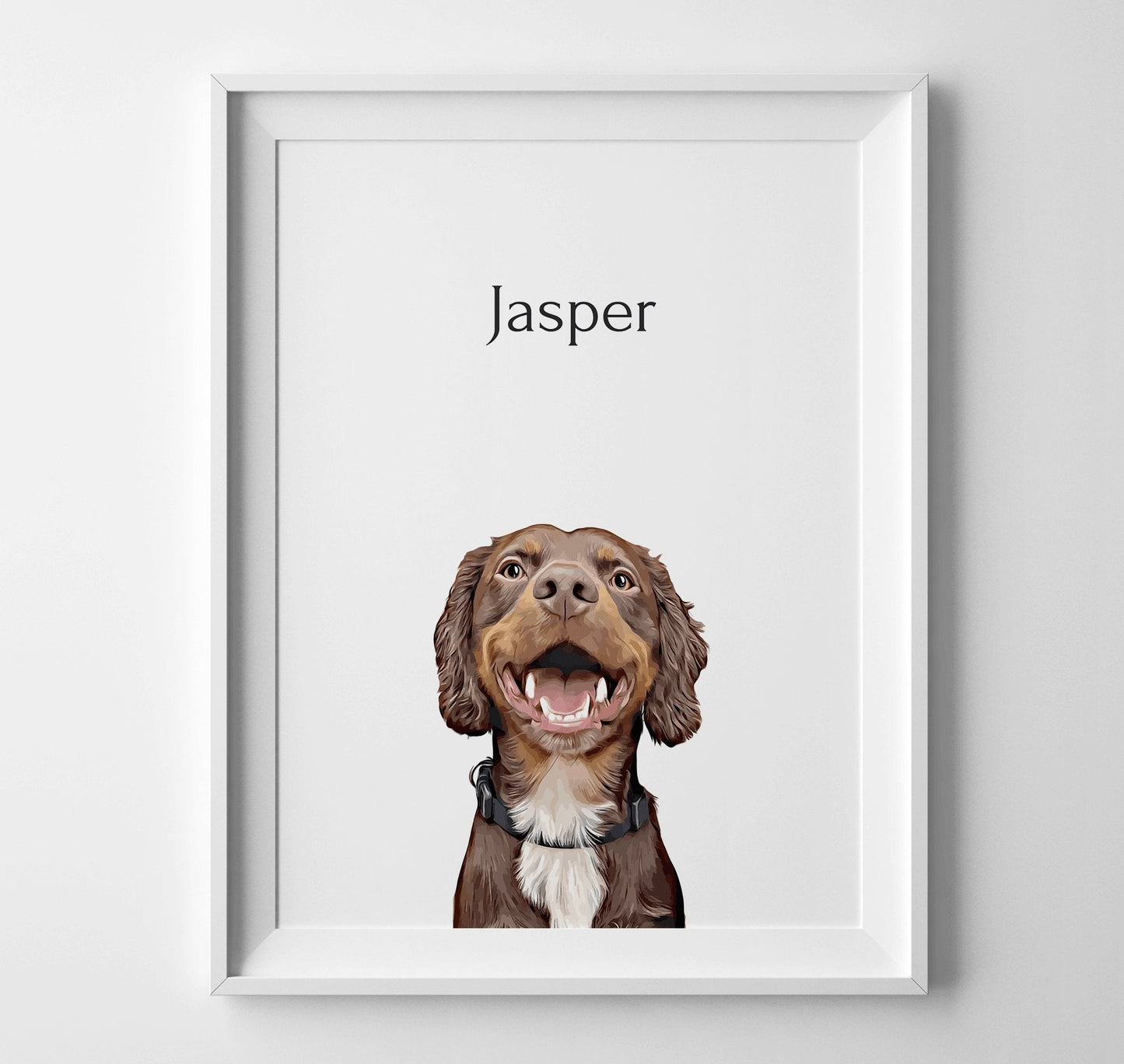 Custom Pet Portrait Frame