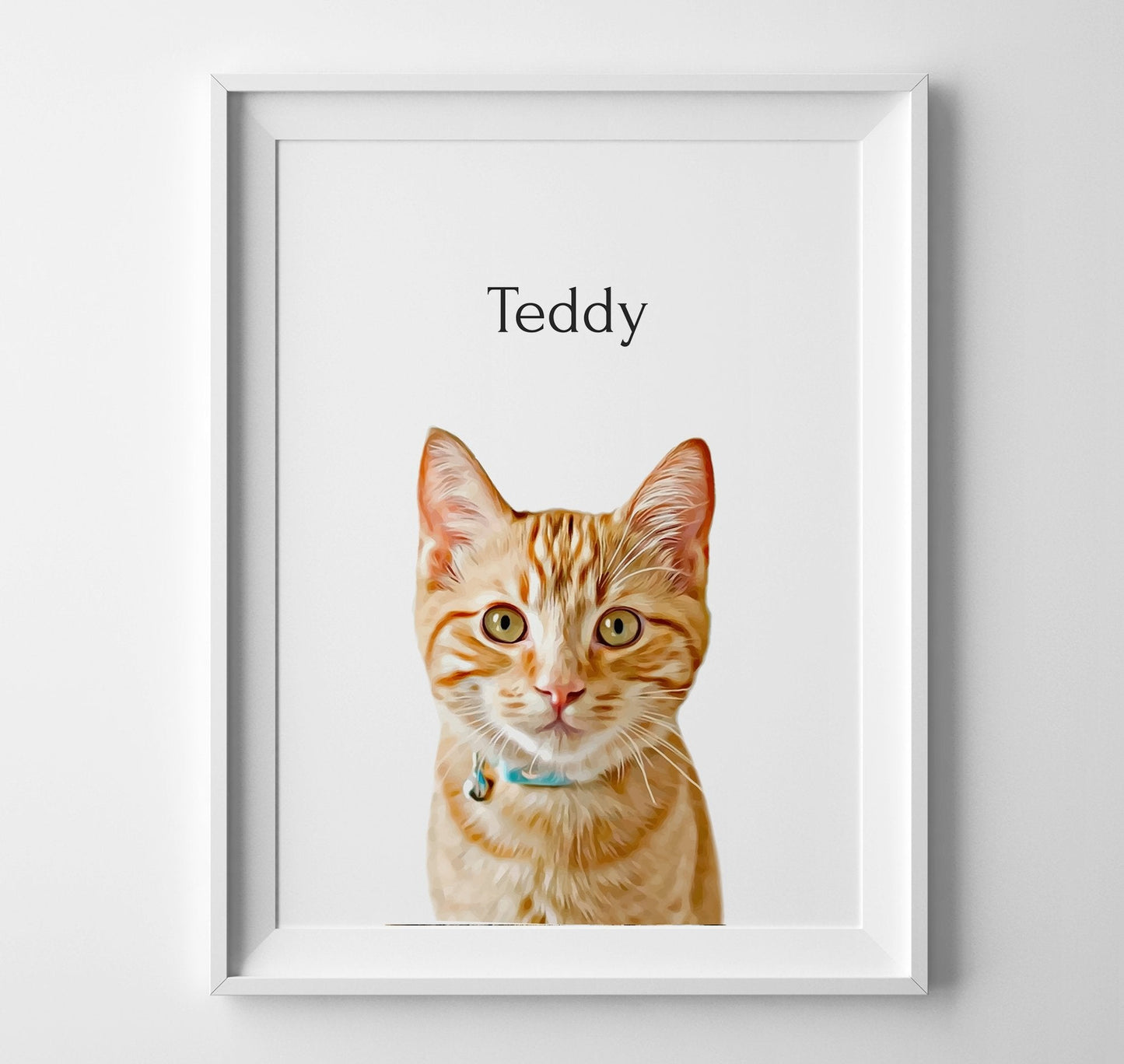 Custom Pet Portrait Frame