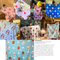 Customized Face Blankets, Personalized Pet Photo Blanket, Dog Blanket