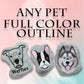 Custom embroidered pet T shirt, hoodie, sweatshirt embroidered Personalized